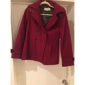 Calvin Klein PeaCoat w/ Detachable Hood